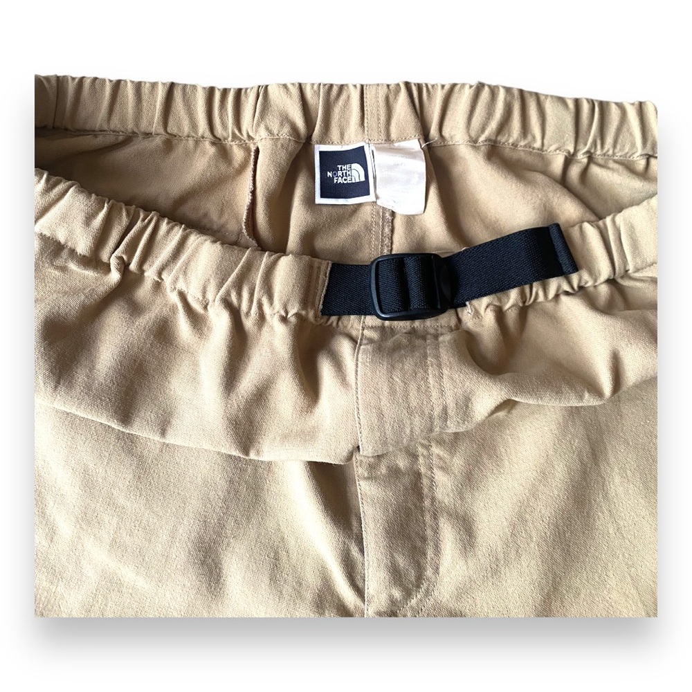 THE NORTH FACE Khaki Polyester Baggy Fit WorkWear Snow Pants - Picture 3 of 7
